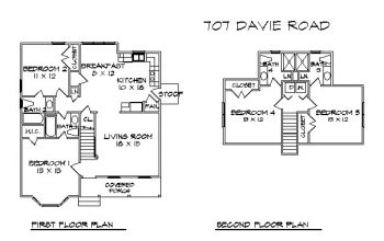707 Davie floor plan